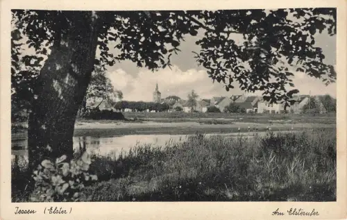 AK Jessen am Elsterufer Sachsen-Anhalt 1940 gelaufen Postkarte
