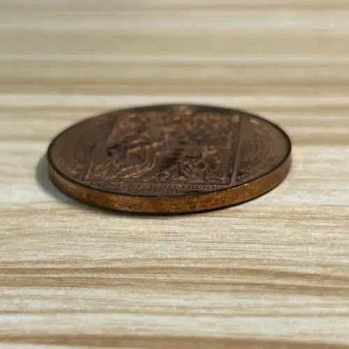 DDR Medaille Marienaltar in der Kirche zu Biebra Kulturbund