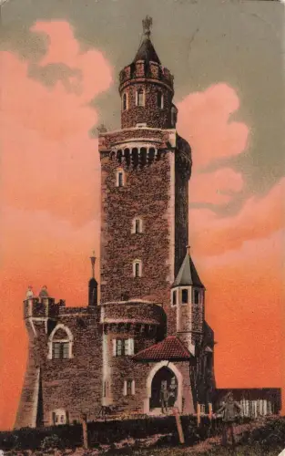 AK Schmitten im Taunus Aussichtsturm Hessen 1910 gelaufen Postkarte