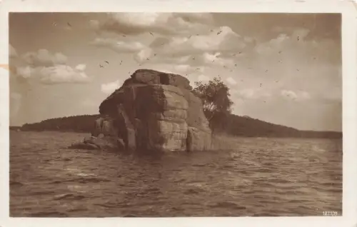 AK Bad Hirschberg Thammühl See Mäuseschloß Böhmen 1931 gelaufen Postkarte
