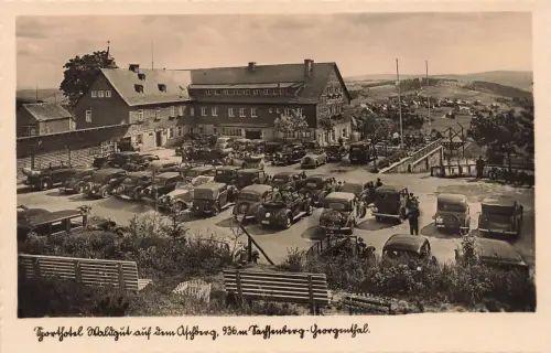 AK Sachsenberg-Georgenthal Sporthotel Waldgut Sachsen Vogt. ungelaufen Postkarte