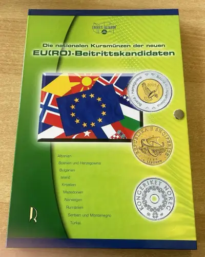Sammelalbum Kursmünzen der EU (RO) - Beitrittskandidaten 2006