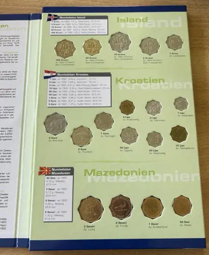 Sammelalbum Kursmünzen der EU (RO) - Beitrittskandidaten 2006