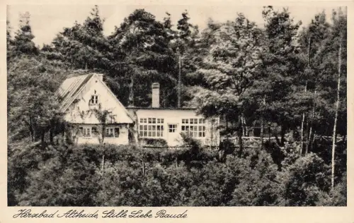 AK Altheide Herzbad Stille Liebe Baude Niederschlesien ungelaufen Postkarte