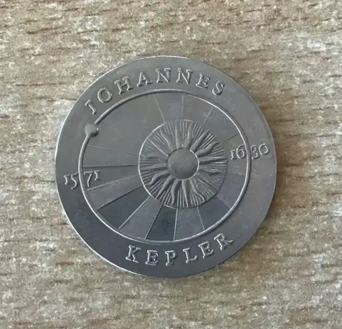 5 Mark 1971 Johannes Kepler Gedenkmünze DDR