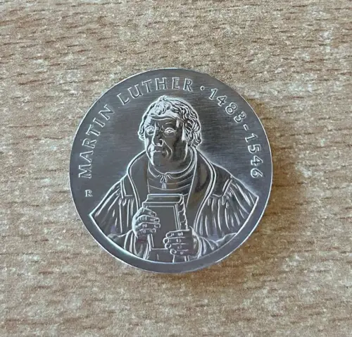 20 Mark 1983 Martin Luther 500 Silber Gedenkmünze DDR