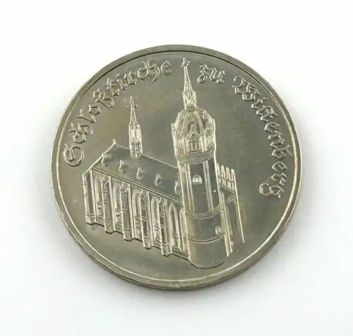 5 Mark 1983 Schloßkirche zu Wittenberg DDR Münze