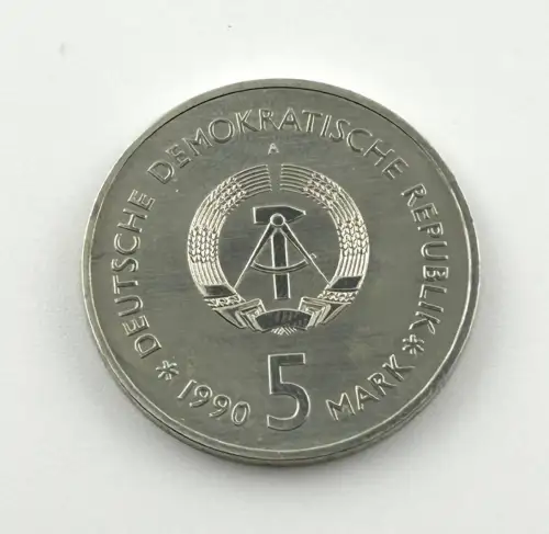 DDR 5 Mark 1990 Zeughaus Berlin Gedenkmünze