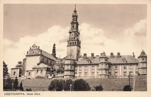 AK Tschenstochau Częstochowa Kloster Jasna Gora Polen ungelaufen Postkarte