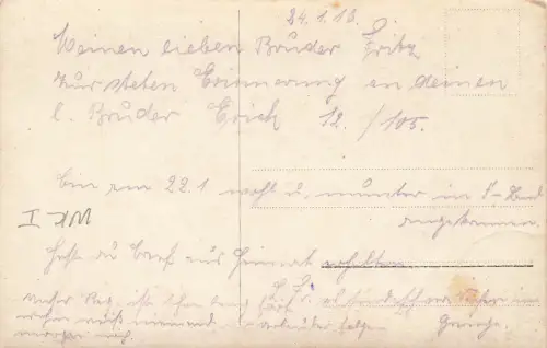 Foto 1.WK Portrait deutscher Soldat 12./105. nach EK-2 Verleihung