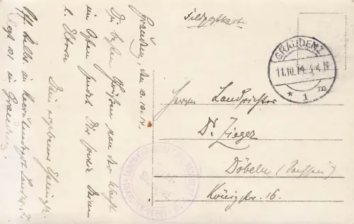 Foto AK 1.WK Soldaten des Landwehr-Inf.-Regt.101 Graudenz Westpreussen