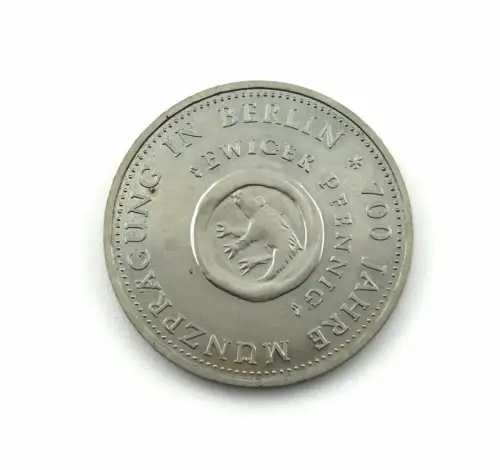 DDR 10 Mark 1981 Münzprägung in Berlin 700 Jahre Gedenkmünze