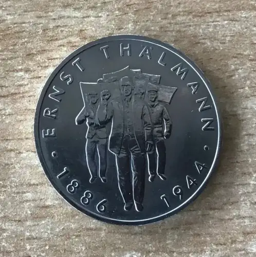 DDR 10 Mark Ernst Thälmann 1986 Gedenkmünze