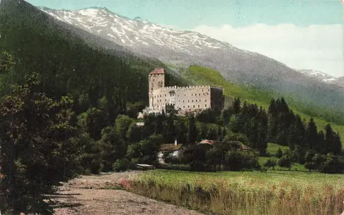 AK Lienz Schloss Bruck Tirol Österreich ungelaufen Postkarte