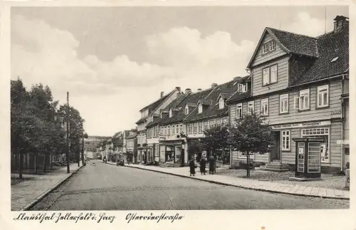 AK Blankenburg offene Heerstraße Harz Sachsen-Anhalt ungelaufen Postkarte