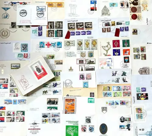 Lot / Konvolut 100 Briefe Ersttagsbriefe DDR um 1960 - 80