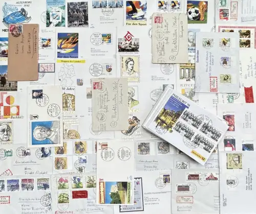 Lot / Konvolut 103 Briefe Ersttagsbriefe Briefmarken BRD um 1950 - 90