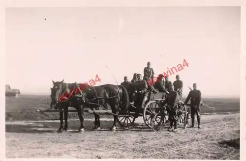 Deutsche Soldaten bei Streifenpatroille Schkloff Ostfront