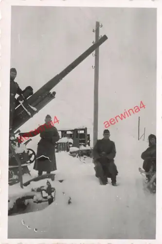 Deutsche Soldaten an russischem Flak M1939 bei Gorki Belarus Ostfront