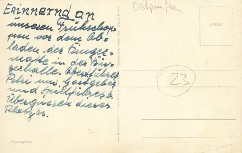 AK Tilsit Schenkendorfplatz Rathaus Ostpreussen ungelaufen Postkarte