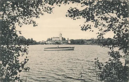 AK Lagow See Johanniterburg Sommerfrische Ostbrandenburg 1910 gelaufen Postkarte