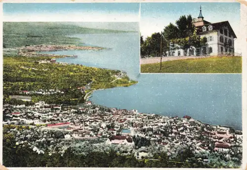 AK Heiden Rorschach Bodensee Hotel Fünfländerblick Schweiz Postkarte