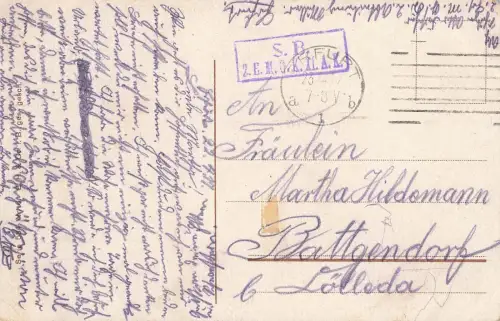 AK 1.WK Die vom Maschinengewehre Soldaten Frau Spruchkarte 1917 Patriotika