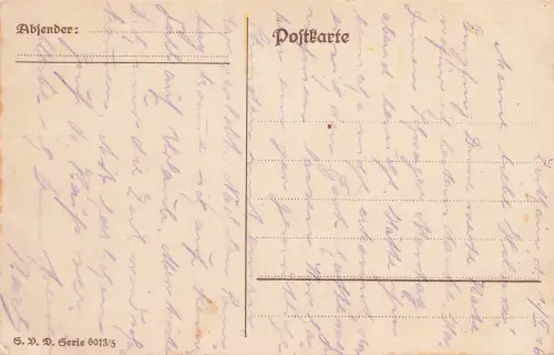 AK 1.WK Waffenbrüder Fahnen Portrait Frau 1916 ungelaufen Patriotika Postkarte