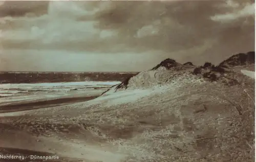 AK Norderney Dünenpartie Niedersachsen ungelaufen Postkarte