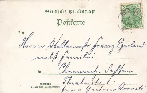 AK Berlin Kaiser Friedrich Gedächtnis Kirche Palais Berlin 1900 Postkarte