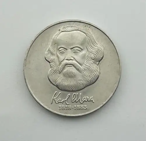 DDR 20 Mark Karl Marx 1983 Gedenkmünze