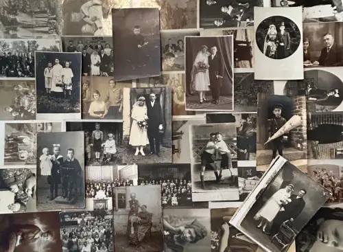 Lot / Konvolut 50 Original Privat Fotos vor 1945