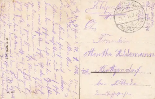 AK 1.WK Spruchkarte Möven Meer Reichsfahne Marine 1916 Patriotika Postkarte