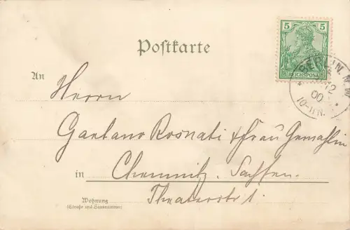 AK Berlin National Denkmal Kaiser Wilhelm des Großen Berlin 1900 Postkarte