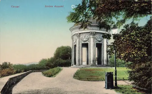 AK Kassel Pavillion Schöne Aussicht Hessen ungelaufen Postkarte