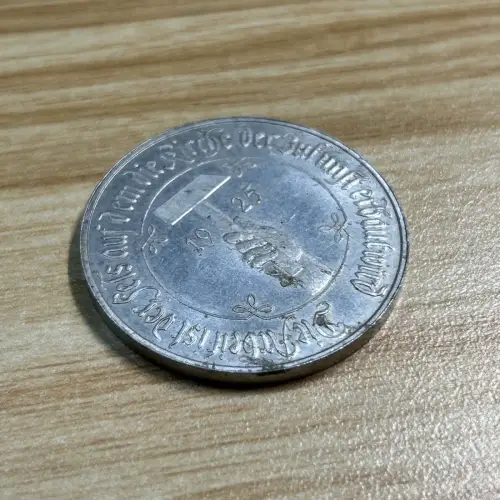 Inflationsmedaille 1925 Zur Erinnerung an Deutschlands schlimmste Zeit 1923