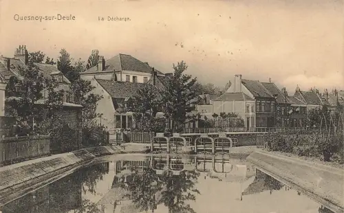 AK Quesnoy-sur-Deule La Décharge Frankreich 1915 gelaufen Postkarte