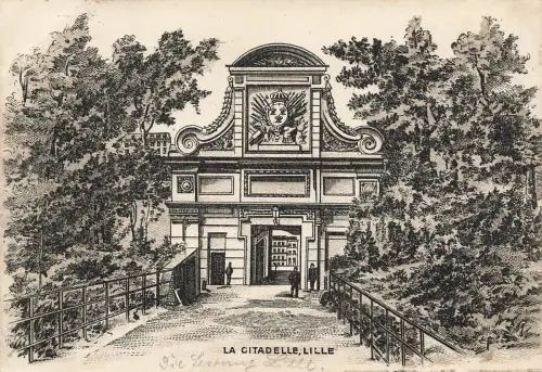 AK Lille La Citadelle Frankreich 1915 gelaufen Postkarte