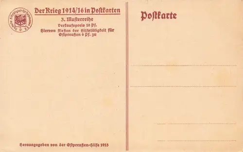 AK 1.WK Der Franz Beobachter eines Kampf-Flugzeuges ungelaufen Patriotika