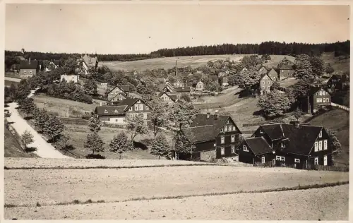 AK Ernstthal Höhenluftkurort Wintersportplatz Sachsen 1928 gelaufen Postkarte
