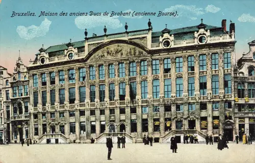 AK Bruxelles Maison des anciens Ducs de Brabant Belgien 1915 gelaufen Postkarte