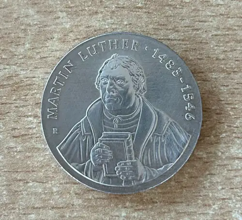 DDR 20 Mark 1983 Martin Luther Silber Gedenkmünze