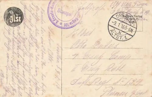 AK 1.WK Unterseeboot U9 Kapitänleutnant Weddigen 1916 Patriotika Postkarte