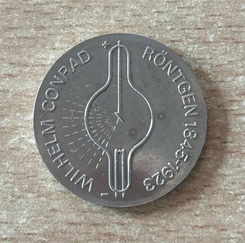 DDR 5 Mark 1970 Wilhelm Conrad Röntgen Gedenkmünze