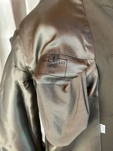 DDR NVA Offizier Uniformjacke 1966 schwarzer Kragen Größe 50