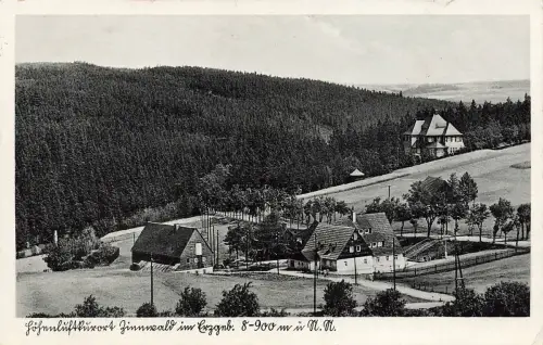 AK Zinnwald Georgenfeld Höhenluftkurort Teilansicht Sachsen Erzgebirge 1939