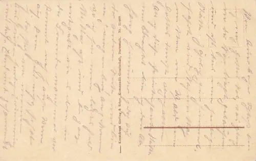 AK Auerbach Andachtsplatz Not Gottes Glocke Baden-Württemberg Spruchpostkarte