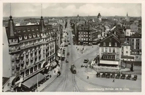 Luxembourg Entree de la ville Hotel Clesse Postkarte AK