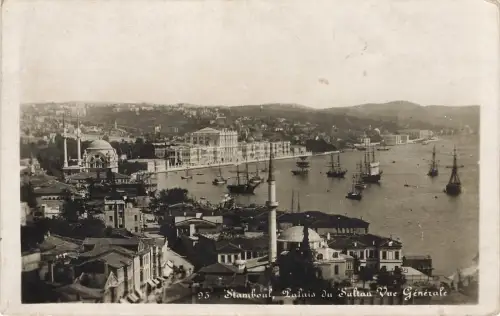 AK Istanbul Palais du Sultan Vue générale Türkei ungelaufen Postkarte