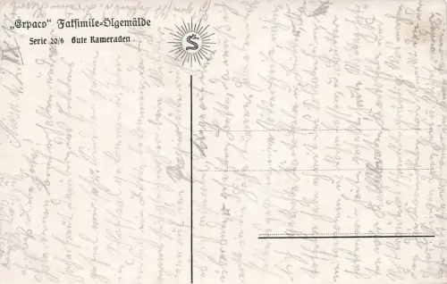 AK Ölgemälde kleines Fräulein wäscht süße Dackel Erpaco Kunstverlag Postkarte